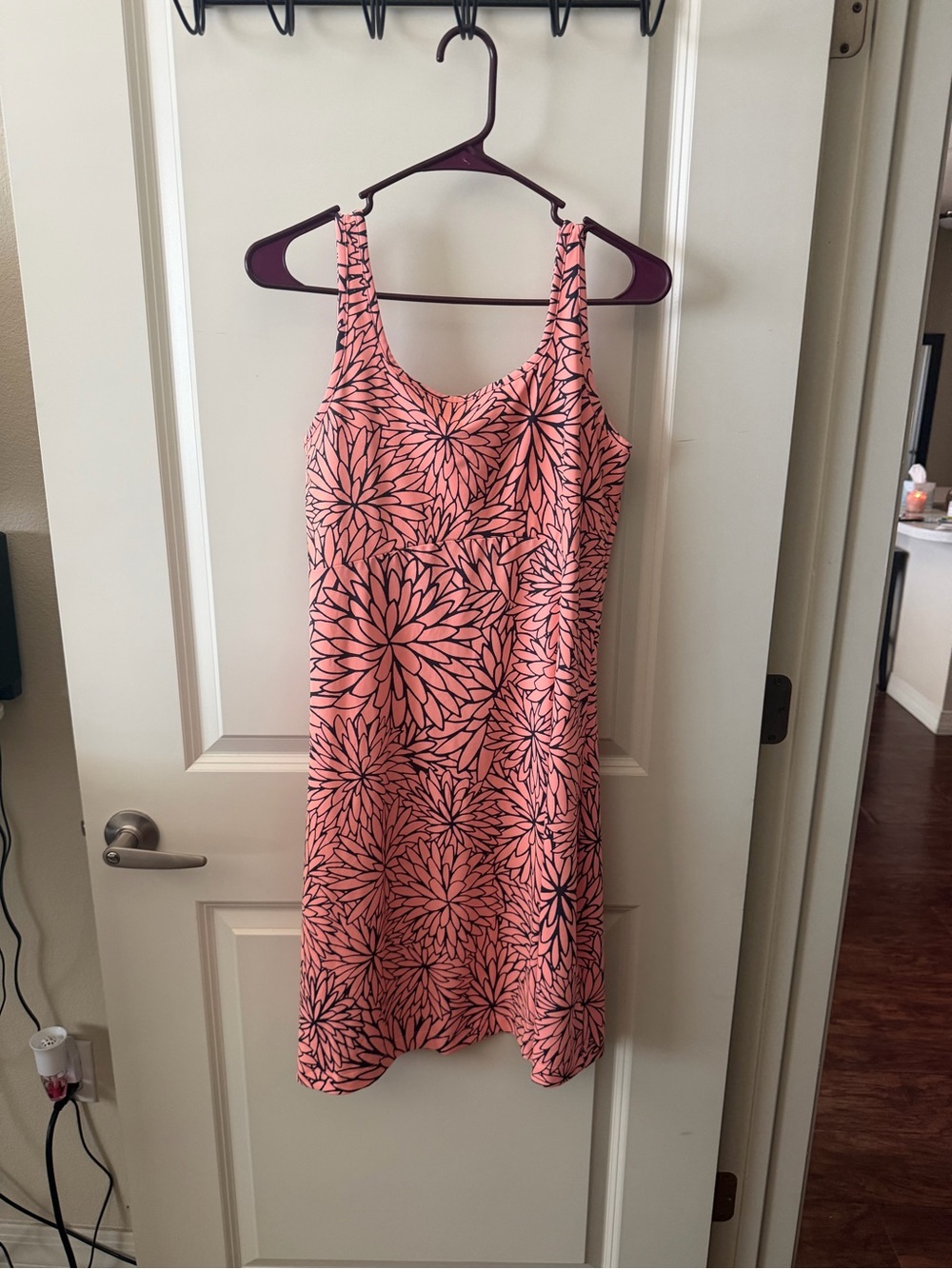 Columbia Coral Pink Floral Tank Dress